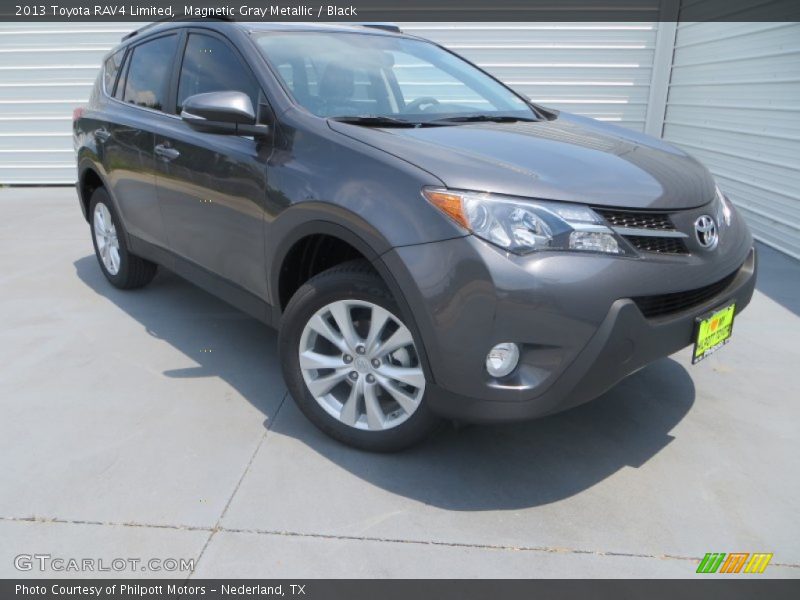 Magnetic Gray Metallic / Black 2013 Toyota RAV4 Limited