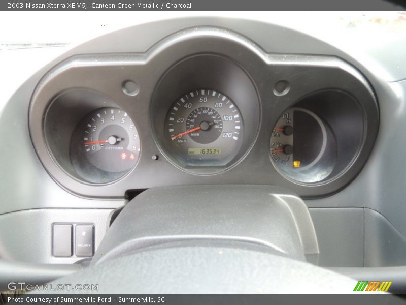 Canteen Green Metallic / Charcoal 2003 Nissan Xterra XE V6