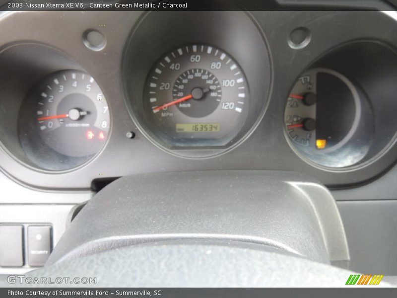 Canteen Green Metallic / Charcoal 2003 Nissan Xterra XE V6
