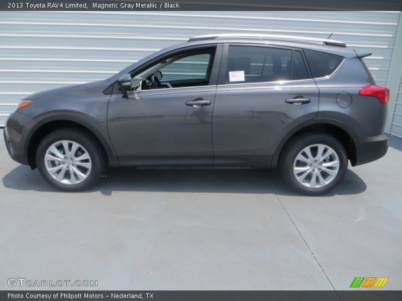 Magnetic Gray Metallic / Black 2013 Toyota RAV4 Limited