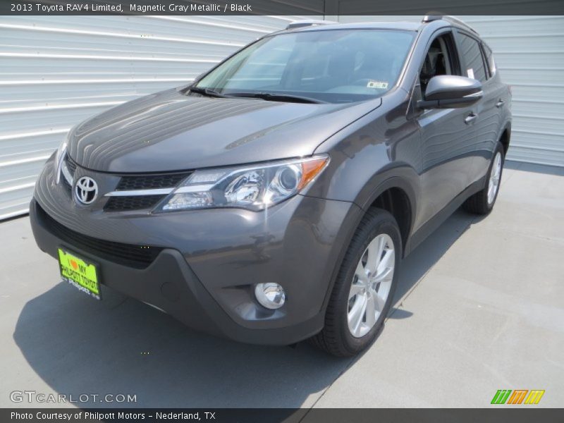 Magnetic Gray Metallic / Black 2013 Toyota RAV4 Limited