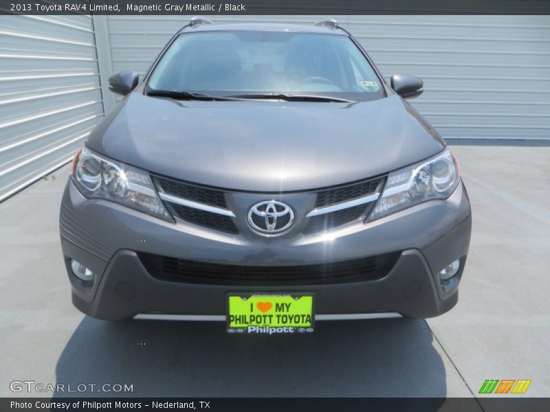 Magnetic Gray Metallic / Black 2013 Toyota RAV4 Limited