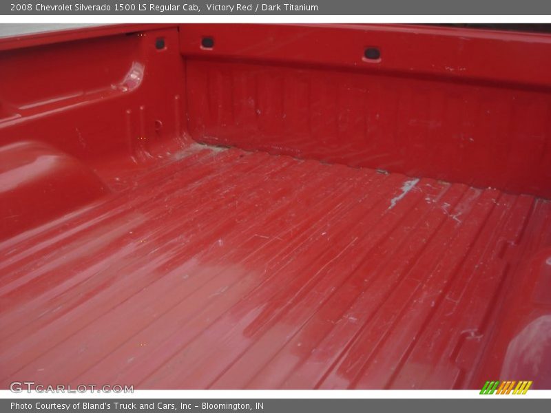 Victory Red / Dark Titanium 2008 Chevrolet Silverado 1500 LS Regular Cab