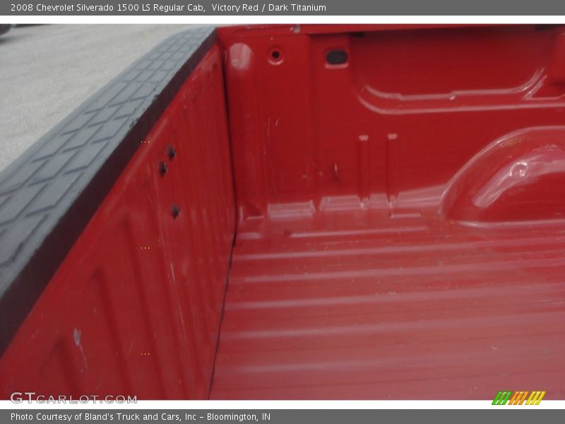 Victory Red / Dark Titanium 2008 Chevrolet Silverado 1500 LS Regular Cab