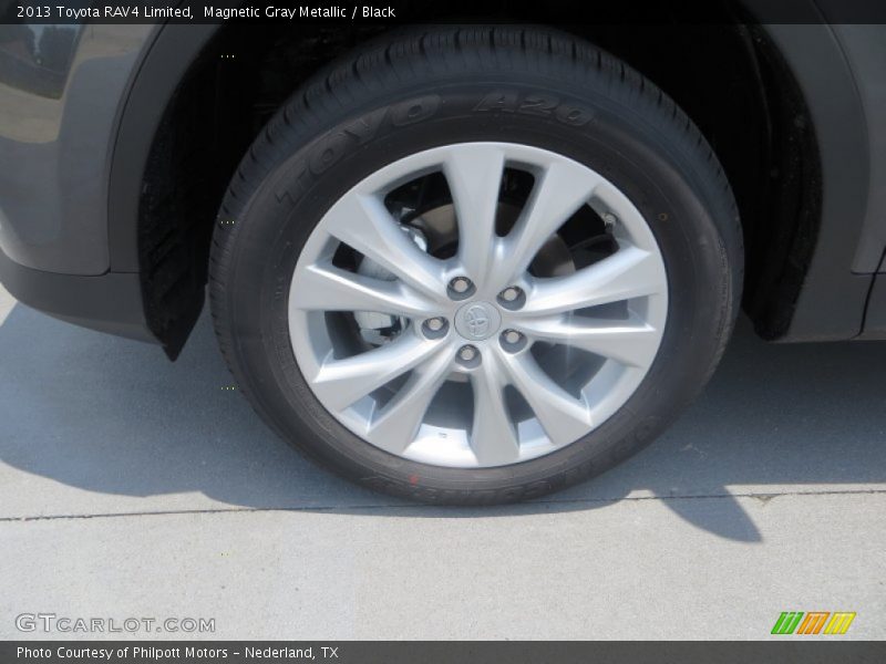 Magnetic Gray Metallic / Black 2013 Toyota RAV4 Limited