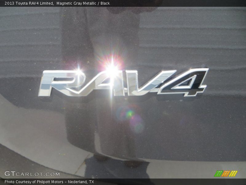 Magnetic Gray Metallic / Black 2013 Toyota RAV4 Limited