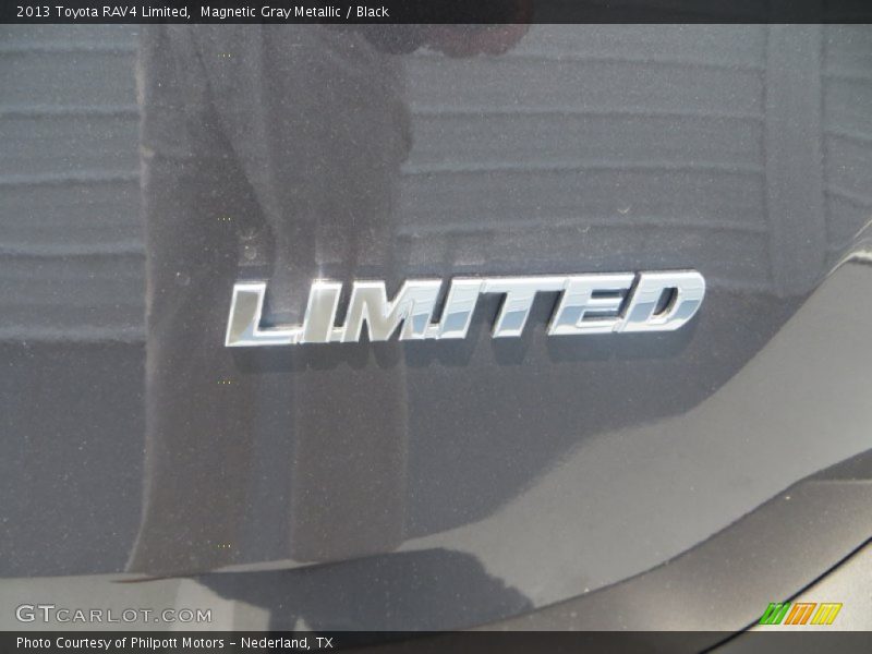 Magnetic Gray Metallic / Black 2013 Toyota RAV4 Limited