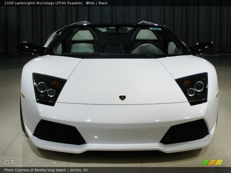 White / Black 2008 Lamborghini Murcielago LP640 Roadster