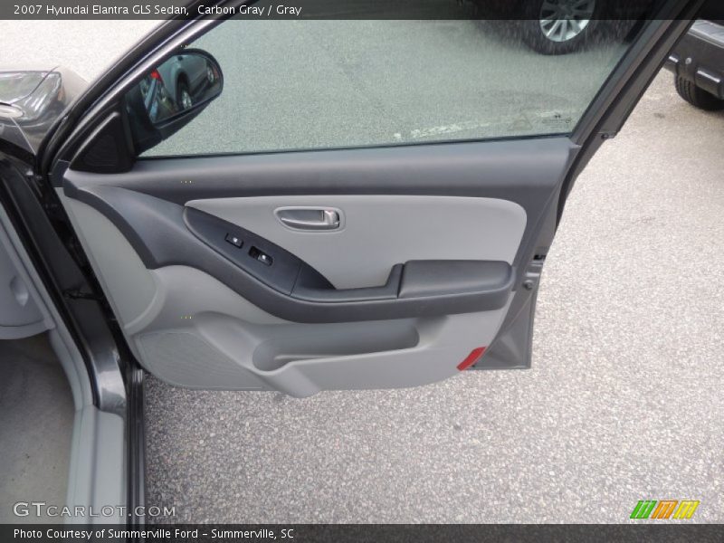 Carbon Gray / Gray 2007 Hyundai Elantra GLS Sedan