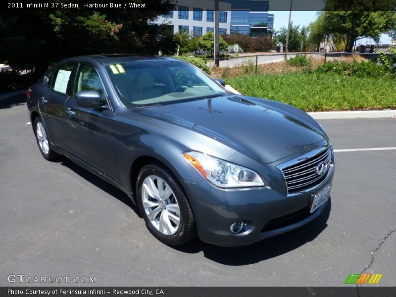 Harbour Blue / Wheat 2011 Infiniti M 37 Sedan