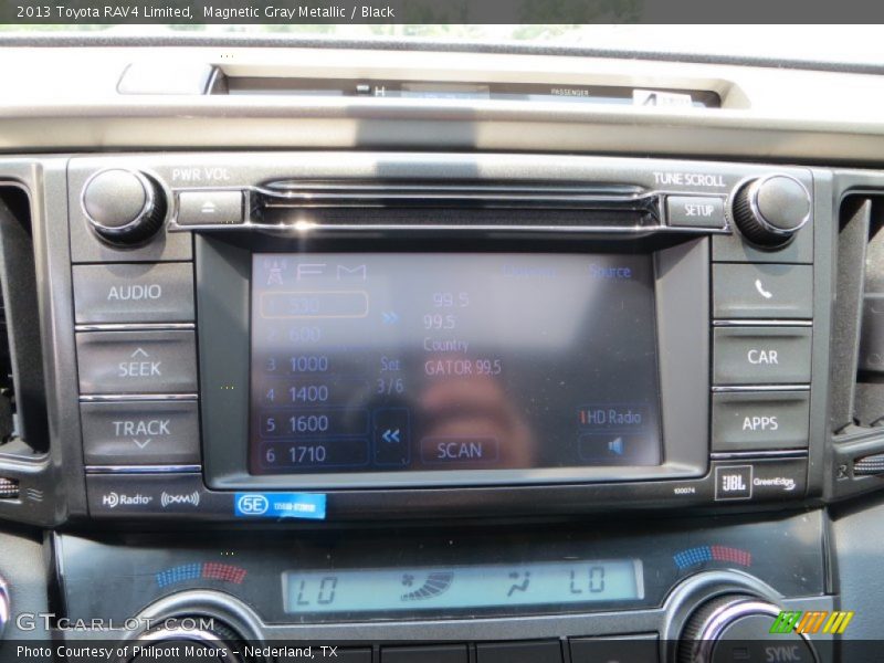 Magnetic Gray Metallic / Black 2013 Toyota RAV4 Limited