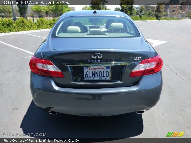 Harbour Blue / Wheat 2011 Infiniti M 37 Sedan