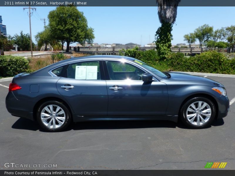 Harbour Blue / Wheat 2011 Infiniti M 37 Sedan