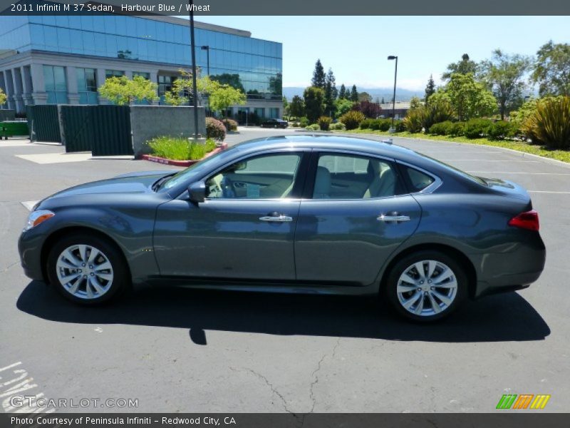 Harbour Blue / Wheat 2011 Infiniti M 37 Sedan