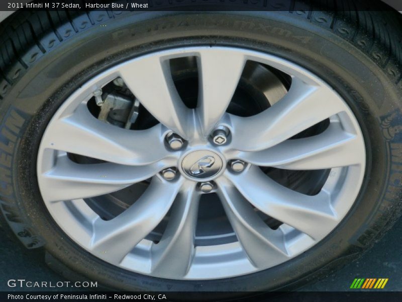 Harbour Blue / Wheat 2011 Infiniti M 37 Sedan