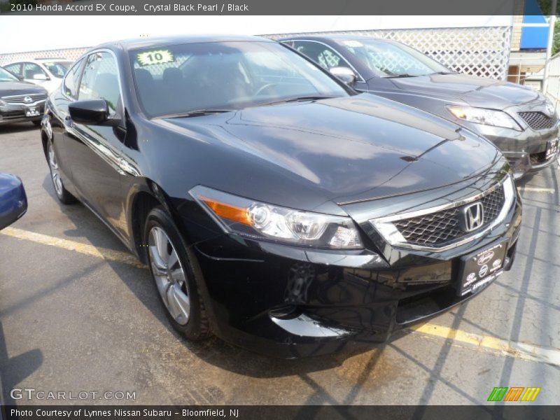 Crystal Black Pearl / Black 2010 Honda Accord EX Coupe