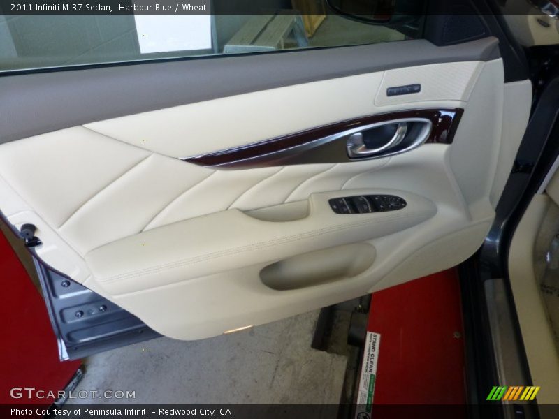 Harbour Blue / Wheat 2011 Infiniti M 37 Sedan