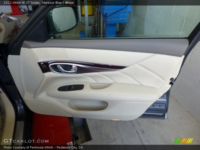 Harbour Blue / Wheat 2011 Infiniti M 37 Sedan