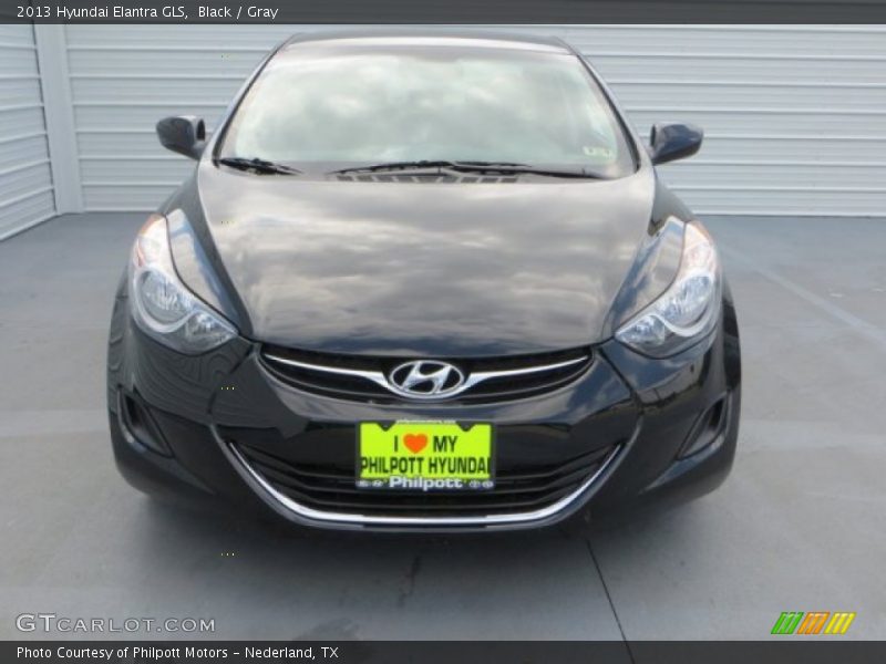 Black / Gray 2013 Hyundai Elantra GLS