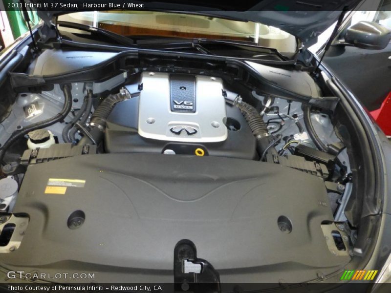 Harbour Blue / Wheat 2011 Infiniti M 37 Sedan