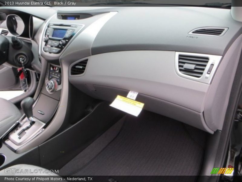 Black / Gray 2013 Hyundai Elantra GLS