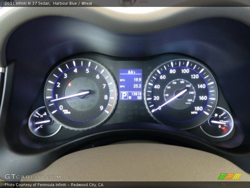 Harbour Blue / Wheat 2011 Infiniti M 37 Sedan