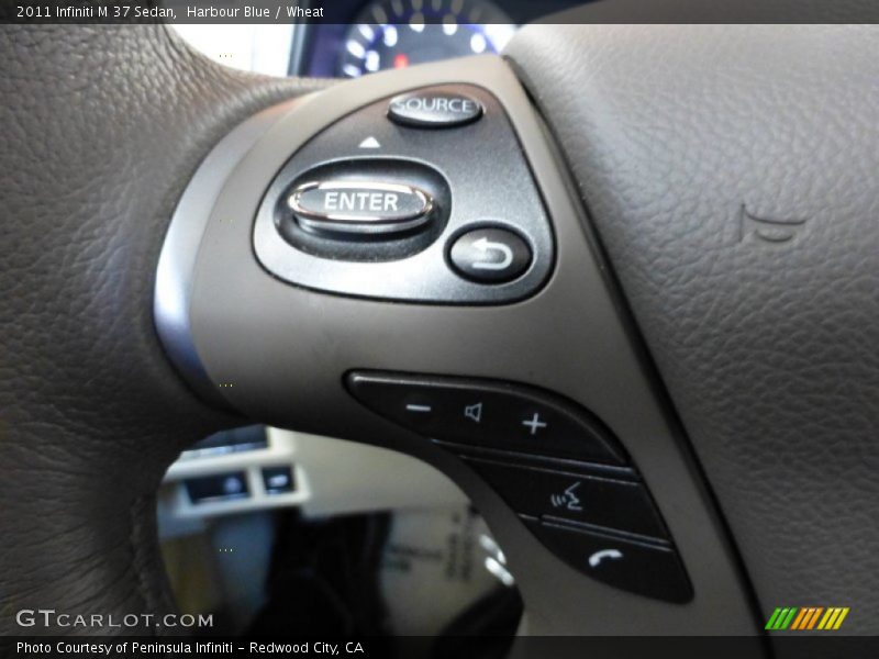 Harbour Blue / Wheat 2011 Infiniti M 37 Sedan