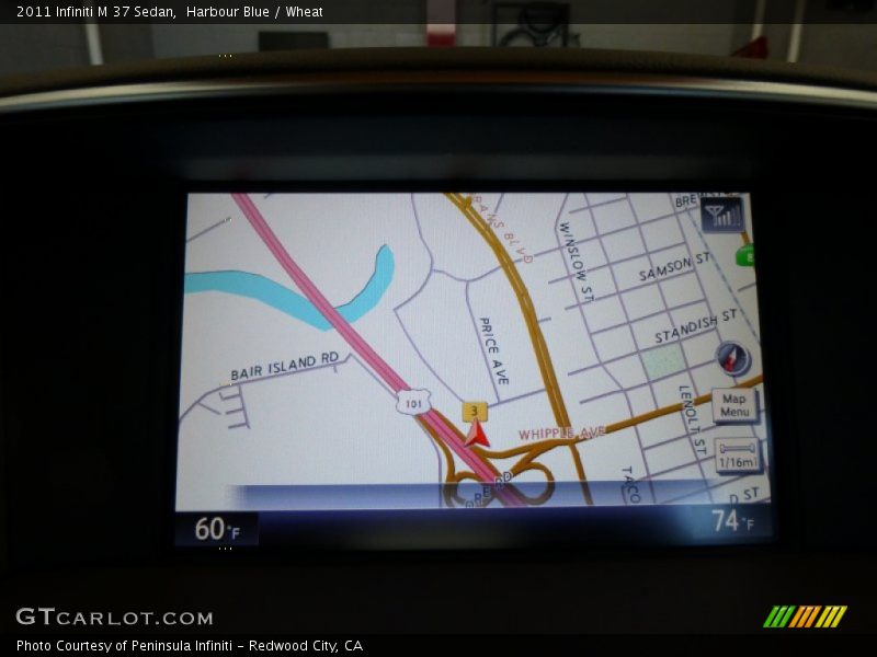 Harbour Blue / Wheat 2011 Infiniti M 37 Sedan