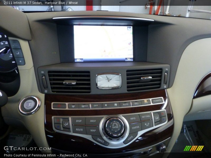 Harbour Blue / Wheat 2011 Infiniti M 37 Sedan