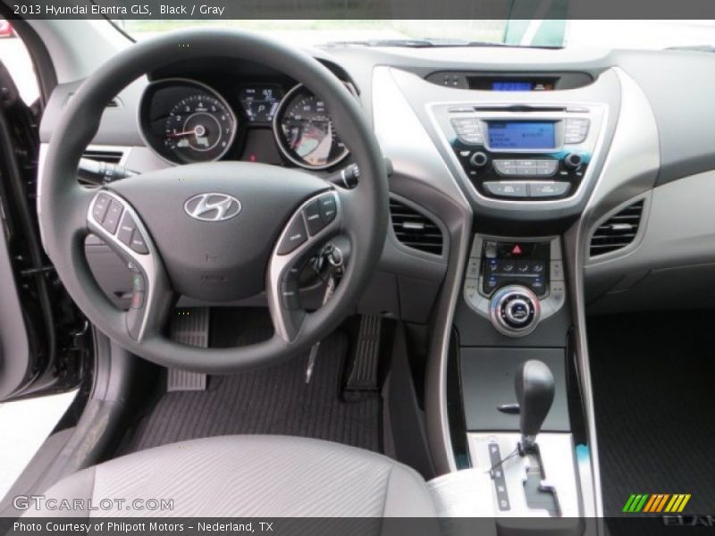 Black / Gray 2013 Hyundai Elantra GLS