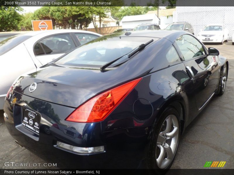 San Marino Blue / Charcoal 2008 Nissan 350Z Touring Coupe