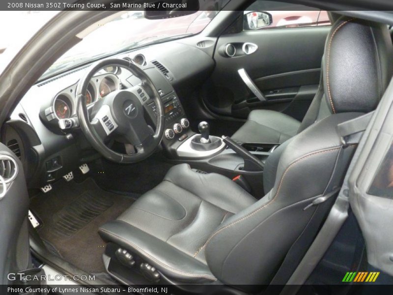 San Marino Blue / Charcoal 2008 Nissan 350Z Touring Coupe