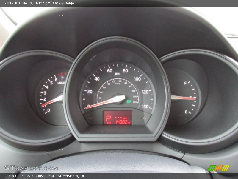  2012 Rio LX LX Gauges