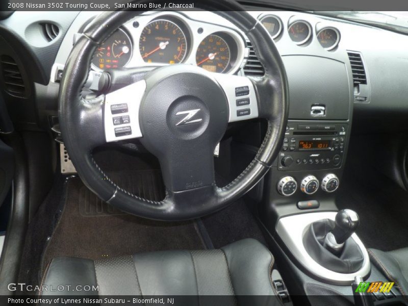 San Marino Blue / Charcoal 2008 Nissan 350Z Touring Coupe