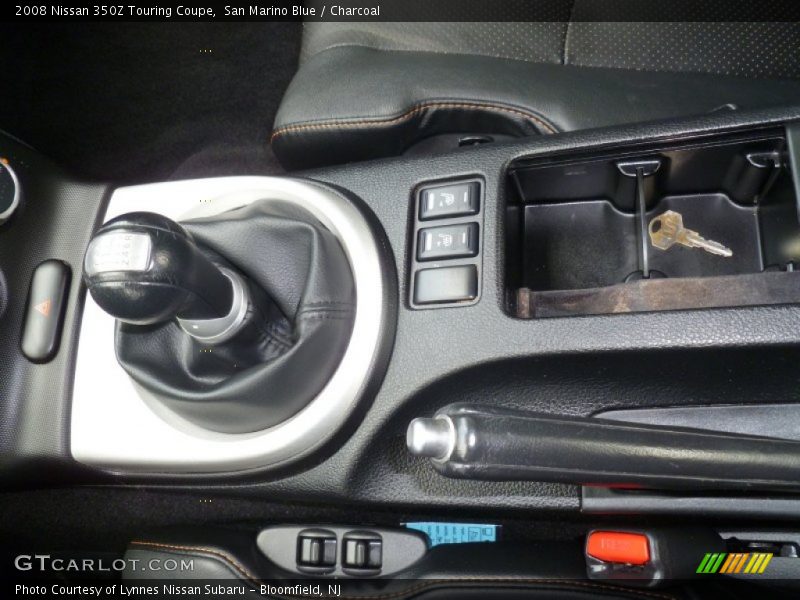 San Marino Blue / Charcoal 2008 Nissan 350Z Touring Coupe