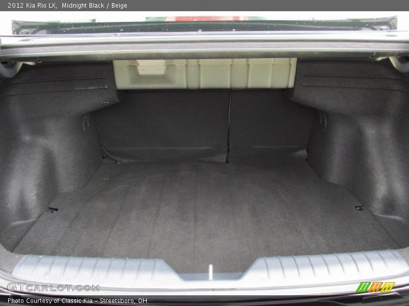  2012 Rio LX Trunk