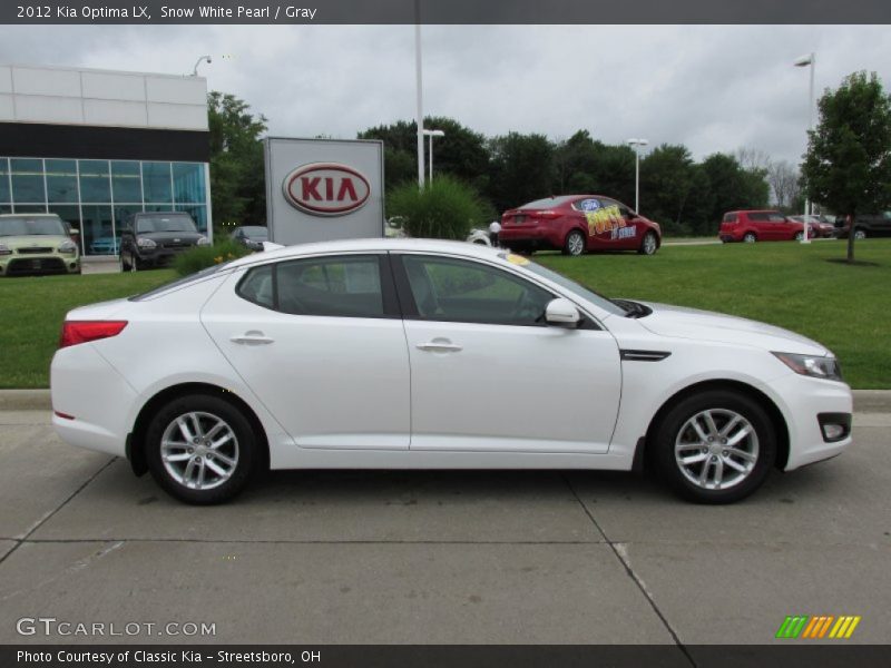  2012 Optima LX Snow White Pearl