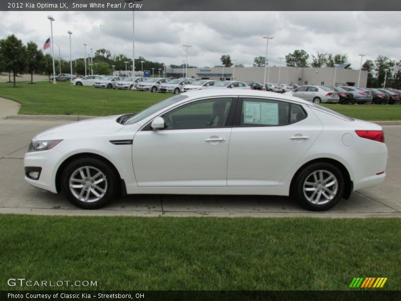  2012 Optima LX Snow White Pearl