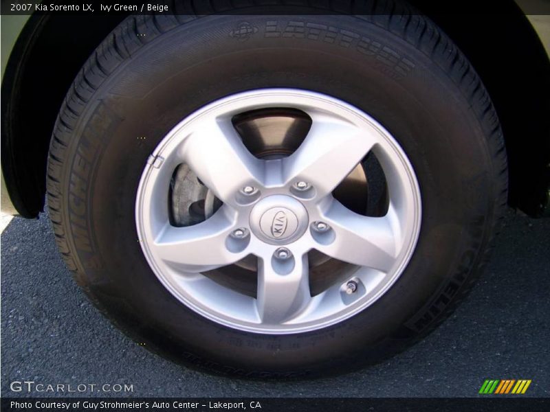 Ivy Green / Beige 2007 Kia Sorento LX