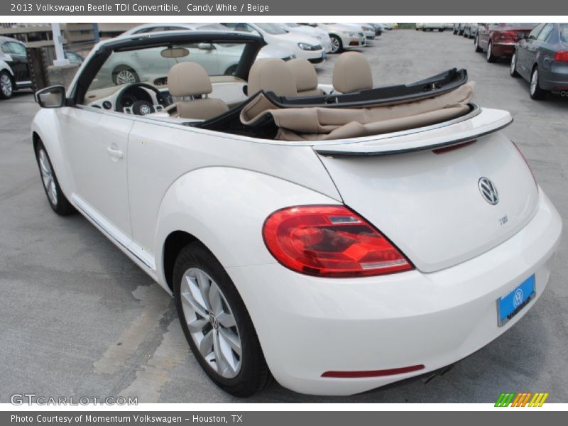 Candy White / Beige 2013 Volkswagen Beetle TDI Convertible