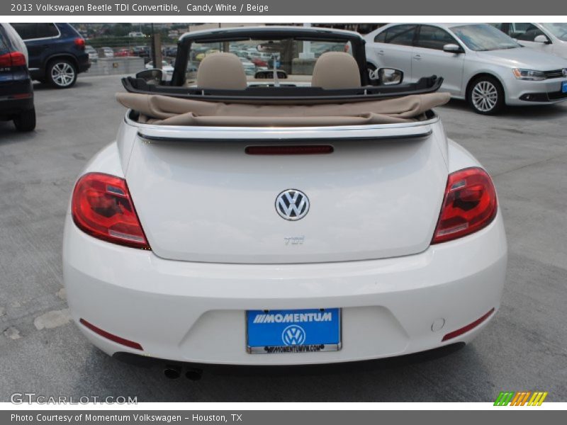 Candy White / Beige 2013 Volkswagen Beetle TDI Convertible