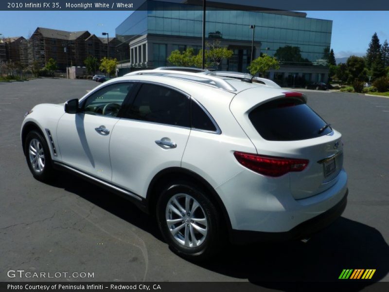 Moonlight White / Wheat 2010 Infiniti FX 35