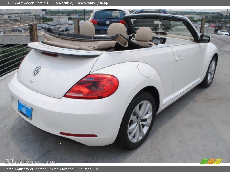 Candy White / Beige 2013 Volkswagen Beetle TDI Convertible