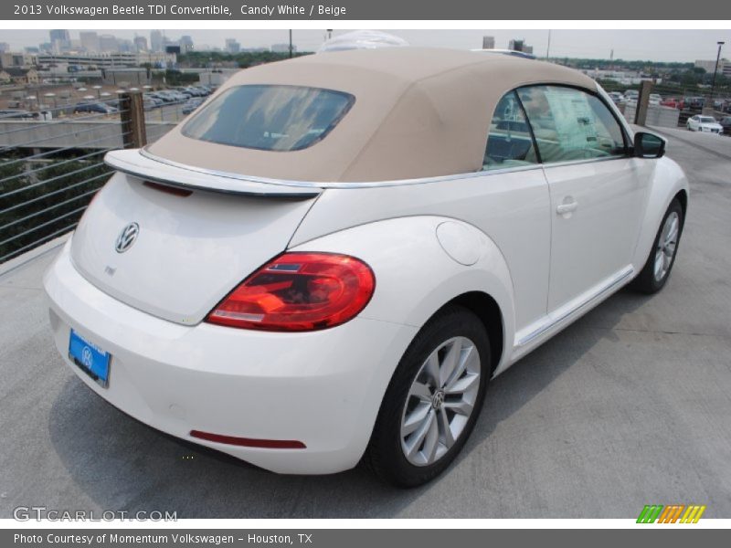 Candy White / Beige 2013 Volkswagen Beetle TDI Convertible