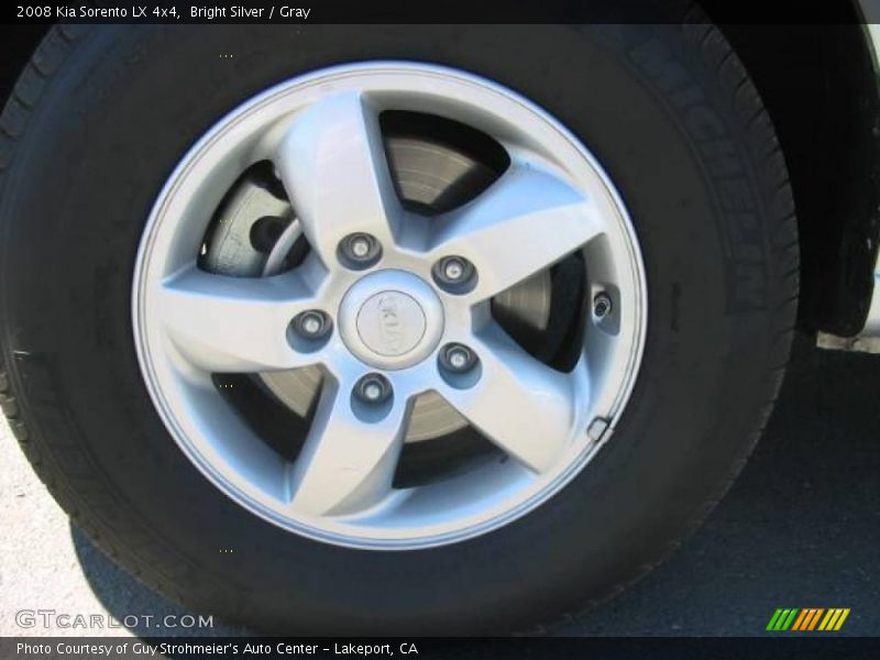 Bright Silver / Gray 2008 Kia Sorento LX 4x4