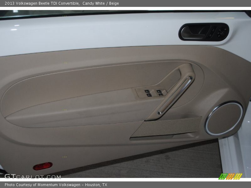 Candy White / Beige 2013 Volkswagen Beetle TDI Convertible