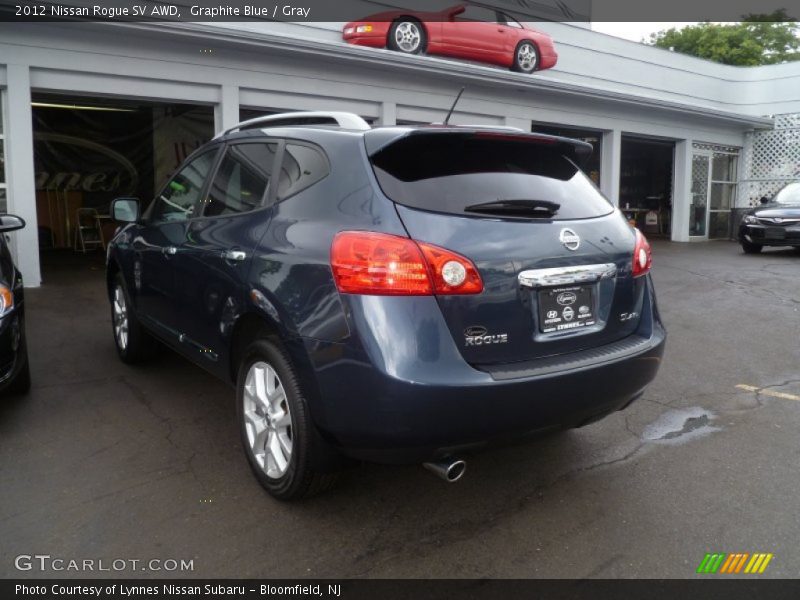 Graphite Blue / Gray 2012 Nissan Rogue SV AWD