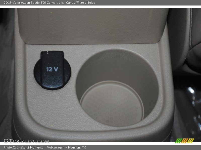Candy White / Beige 2013 Volkswagen Beetle TDI Convertible