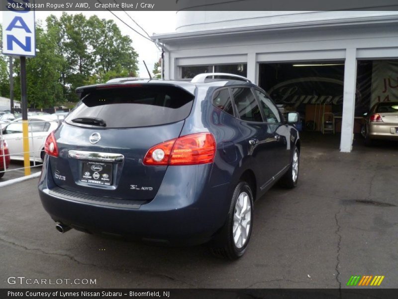 Graphite Blue / Gray 2012 Nissan Rogue SV AWD