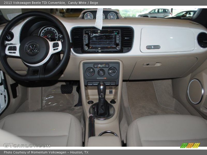 Candy White / Beige 2013 Volkswagen Beetle TDI Convertible